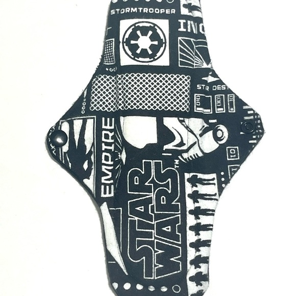 Three Heavy Zorb Period Pad Star Wars flannel menstruation pads by ClothPadLand. - Picture 2 of 7